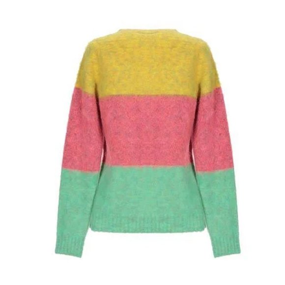 NWT ROBERTO COLLINA WOMEN MULTICOLOR SWEATER XS - Picture 2 of 2